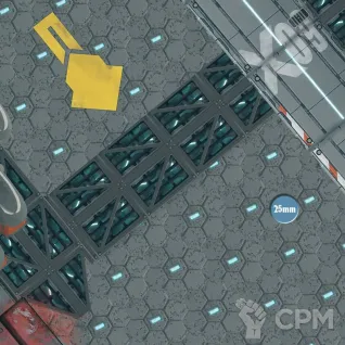 Описание картинки Игровое поле Gigafactory от Строго по-Имперски по цене 1 468руб | Свободный Рынок Миниатюр - СРМ