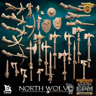 Описание картинки North Wolves от Мастерская Хомячка по цене 3 000руб | Свободный Рынок Миниатюр - СРМ