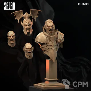 Описание картинки Abhorash (Bust) от Naggaroth Night по цене 2 000руб | Свободный Рынок Миниатюр - СРМ