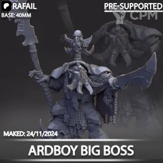 Описание картинки Ardboy Big Boss от Naggaroth Night по цене 600руб | Свободный Рынок Миниатюр - СРМ