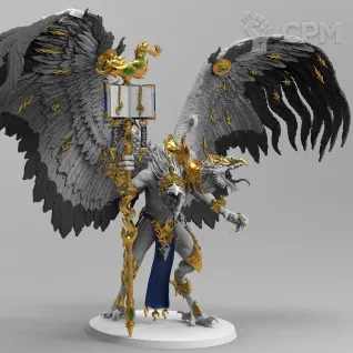 Описание картинки Kairos Fateweaver от Naggaroth Night по цене 4 500руб | Свободный Рынок Миниатюр - СРМ