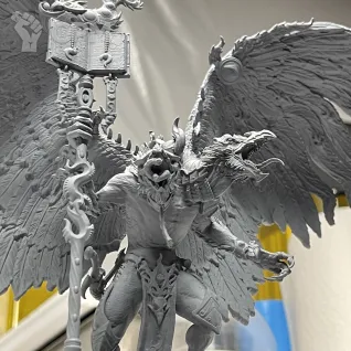 Описание картинки Kairos Fateweaver от 3Д-Печка по цене 2 500руб | Свободный Рынок Миниатюр - СРМ