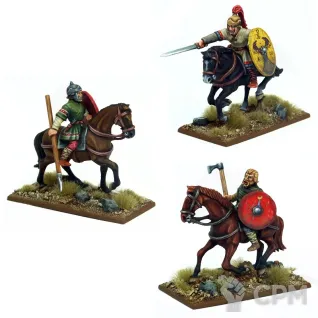Описание картинки Dark Age Cavalry от Base 28 по цене 2 528руб | Свободный Рынок Миниатюр - СРМ