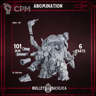Описание картинки Abomination от Manufactorum76 по цене 3 500руб | Свободный Рынок Миниатюр - СРМ