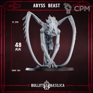Описание картинки Abyss Beast от Manufactorum76 по цене 675руб | Свободный Рынок Миниатюр - СРМ