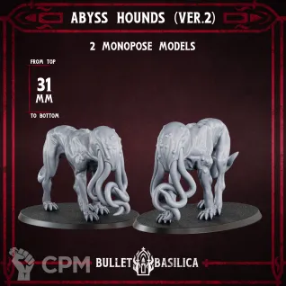 Описание картинки Abyss Hounds от Manufactorum76 по цене 400руб | Свободный Рынок Миниатюр - СРМ