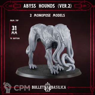 Описание картинки Abyss Hounds от Manufactorum76 по цене 400руб | Свободный Рынок Миниатюр - СРМ