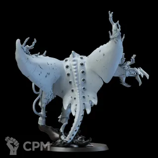 Описание картинки Миниатюра Демон принц бездны, Daemon Prince от Brother Ork по цене 2 320руб | Свободный Рынок Миниатюр - СРМ