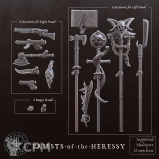Описание картинки Priests_of_Heressy от Manufactorum76 по цене 200руб | Свободный Рынок Миниатюр - СРМ
