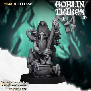 Описание картинки Гоблин зельевар от Орки с наГорки по цене 150руб | Свободный Рынок Миниатюр - СРМ