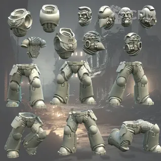 Описание картинки Imperial Fists / Black Templers Devastator Squad от MrMetalHorror по цене 500руб | Свободный Рынок Миниатюр - СРМ