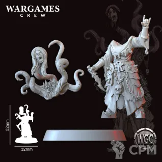 Описание картинки Abyssal Charyb-Singer от PocketSized Prints по цене 180руб | Свободный Рынок Миниатюр - СРМ