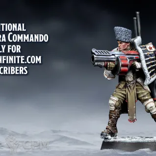 Описание картинки Red Tundra Commandos от Manufactorum76 по цене 1 700руб | Свободный Рынок Миниатюр - СРМ