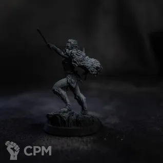 Описание картинки Полуорк/Варвар/Воин от Dark Craft Hobby по цене 360руб | Свободный Рынок Миниатюр - СРМ