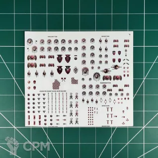 Описание картинки Adeptus Titanicus and Legions Imperialis Legio Mortis Transfer Sheet (Декали) Replica от Vault Boy по цене 1 398руб | Свободный Рынок Миниатюр - СРМ