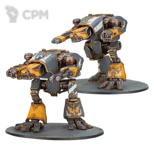 Описание картинки Warhound Scout Titans with Turbo-laser Destructors and Vulcan Mega-Bolters от Vault Boy по цене 7 498руб | Свободный Рынок Миниатюр - СРМ