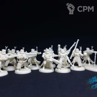Описание картинки Adeptus Mechanicus Skitarii Vanguard Rangers от WARP Master по цене 2 180руб | Свободный Рынок Миниатюр - СРМ