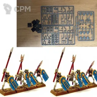 Описание картинки Tomb Kings Skeleton Warriors х8 от zurdo по цене 2 000руб | Свободный Рынок Миниатюр - СРМ