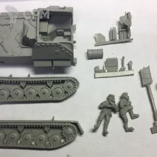 Описание картинки Soviet SU-76 Self-Propelled Gun от  по цене 1 200руб | Свободный Рынок Миниатюр - СРМ