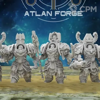 Описание картинки Scarab Occult Terminators от MrMetalHorror по цене 1 100руб | Свободный Рынок Миниатюр - СРМ