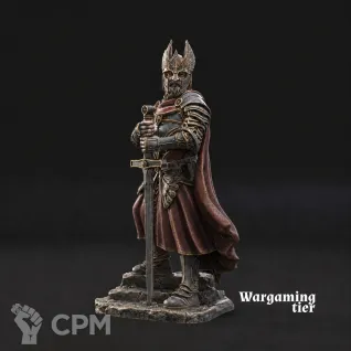 Описание картинки Aenil High King от Manufactorum76 по цене 160руб | Свободный Рынок Миниатюр - СРМ