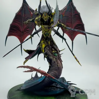 Описание картинки Fulgrim – Daemon Primarch of Slaanesh от NicroFess по цене 13 000руб | Свободный Рынок Миниатюр - СРМ