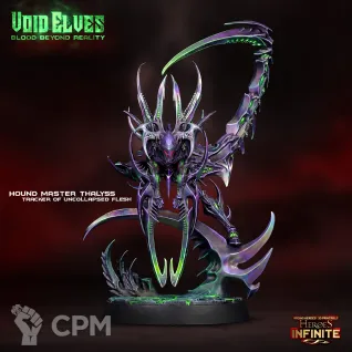 Описание картинки Hound Master Thalyss Tracker of Uncollapsed Flesh от Manufactorum76 по цене 180руб | Свободный Рынок Миниатюр - СРМ