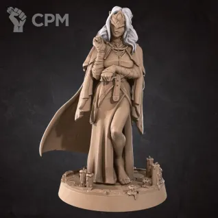 Описание картинки ХРАНИТЕЛЬНИЦА ОЧАГА (Dark Souls) масштаб 35мм от Mind Mash print  по цене 490руб | Свободный Рынок Миниатюр - СРМ