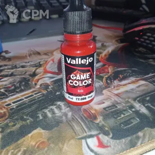 Описание картинки Акриловые Чернила Ink - Red от Мяс по цене 400руб | Свободный Рынок Миниатюр - СРМ