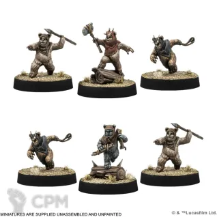 Описание картинки Star Wars: Legion - Ewok Warriors от StarkLogistics по цене 5 335руб | Свободный Рынок Миниатюр - СРМ