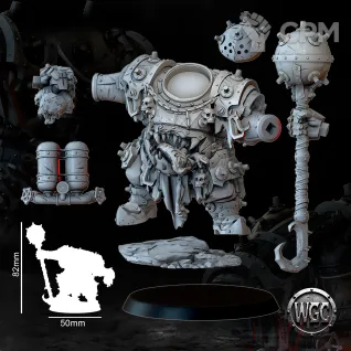Описание картинки Abyssal Gourmand — Devourer of Sins and Flesh от Manufactorum76 по цене 1 150руб | Свободный Рынок Миниатюр - СРМ