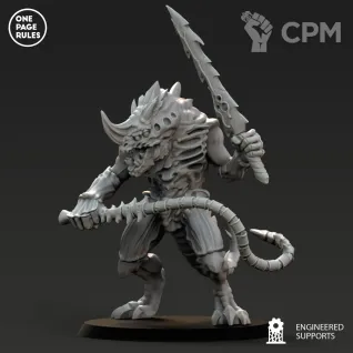 Описание картинки OPR Prime Warrior/Tyranid Prime от Laboratory of Chaos по цене 360руб | Свободный Рынок Миниатюр - СРМ