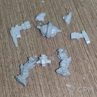 Описание картинки Gladiator GLD-4R (55 тонн) от Dwarf Pirate Foundry по цене 450руб | Свободный Рынок Миниатюр - СРМ
