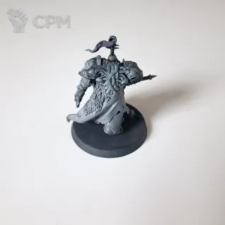 Описание картинки Chaos lord with thunder hammer от OMG_SL по цене 1 990руб | Свободный Рынок Миниатюр - СРМ