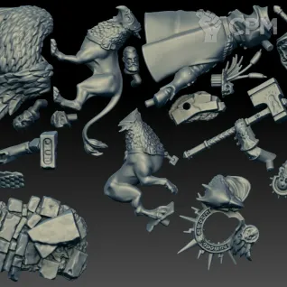 Описание картинки Lord-Imperatant (Scan) от AxeL's Forge по цене 425руб | Свободный Рынок Миниатюр - СРМ