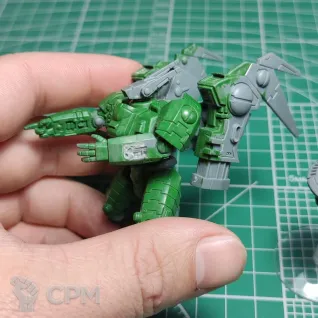 Описание картинки Commander In Coldstar Battlesuit от Spades по цене 3 000руб | Свободный Рынок Миниатюр - СРМ