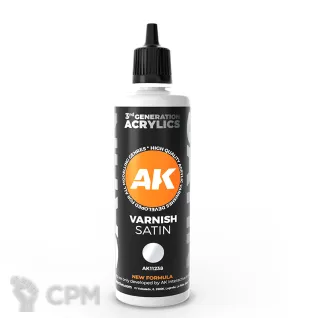 Описание картинки Сатиновый лак AK 3G Acrylic - Satin Varnish (100ML) от Дауран по цене 1 000руб | Свободный Рынок Миниатюр - СРМ