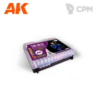 Описание картинки Набор красок AK Interactive 3G Acrylic Briefcase - The Best 120 Wargames Colors от Дауран по цене 33 000руб | Свободный Рынок Миниатюр - СРМ