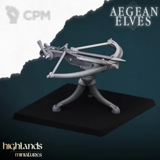 Описание картинки Aegean Elves Ballista от 3DPrintClub по цене 400руб | Свободный Рынок Миниатюр - СРМ