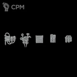 Описание картинки Apothecary's Accessories от Стальные Небеса по цене 50руб | Свободный Рынок Миниатюр - СРМ