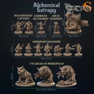 Описание картинки Owlbear of Persepolis от Manufactorum76 по цене 650руб | Свободный Рынок Миниатюр - СРМ