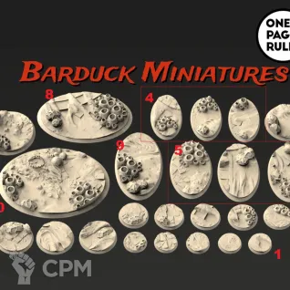 Описание картинки Базы/Подставки Aliens Круглые 40мм от Barduck Miniatures по цене 529руб | Свободный Рынок Миниатюр - СРМ