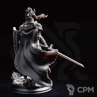 Описание картинки Elite Marine Knight - Alwine von Findros от PocketSized Prints по цене 300руб | Свободный Рынок Миниатюр - СРМ
