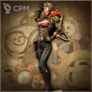 Описание картинки CAPTAIN AMELIA STEAM от OldHammer Мастерская по цене 1 000руб | Свободный Рынок Миниатюр - СРМ