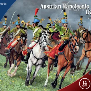 Описание картинки AN100  Austrian Napoleonic Hussars 1805-1815 от Base 28 по цене 3 500руб | Свободный Рынок Миниатюр - СРМ