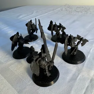 Описание картинки Blood Angels Sanguinary Guard от mak6389 по цене 900руб | Свободный Рынок Миниатюр - СРМ