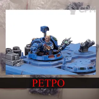 Описание картинки Antaro Chronus in the cupola of a Land Raider от White Rhino по цене 299руб | Свободный Рынок Миниатюр - СРМ