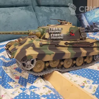 Описание картинки Радиоуправляемый танк King Tiger в масштабе 1:16 от Эктелион по цене 18 000руб | Свободный Рынок Миниатюр - СРМ