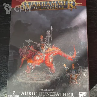 Описание картинки Auric Runefather on Magmadroth от zurdo по цене 11 850руб | Свободный Рынок Миниатюр - СРМ