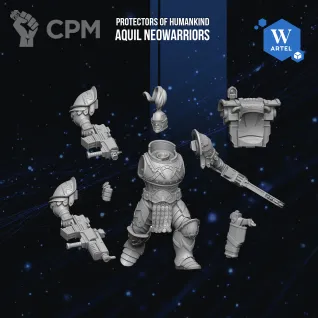 Описание картинки Aquila Neowarriors Battle Wing от Manufactorum76 по цене 3 650руб | Свободный Рынок Миниатюр - СРМ